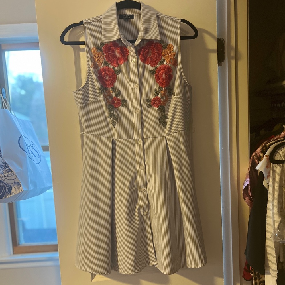 Floral Embroidered Dress